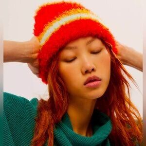Free People Unisex Beanie Airy Rib Stripe